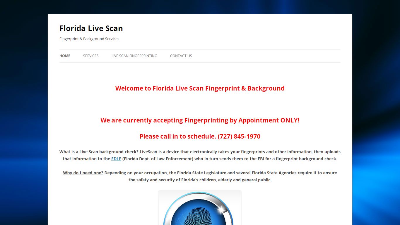 Home - Florida Live Scan